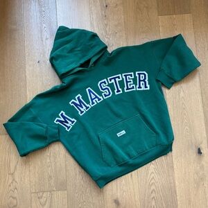 Ravens Athletics McMaster University Vintage Varsity Sweatshirt - Size L - Green